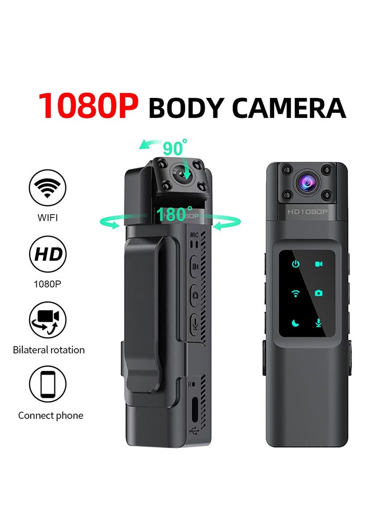 GULFLINK MD32-2K 1080P HD Mini Camera Portable Digital Video Recorder Body Cam Infrared Night Vision Police Cam Small Bike Camcorder