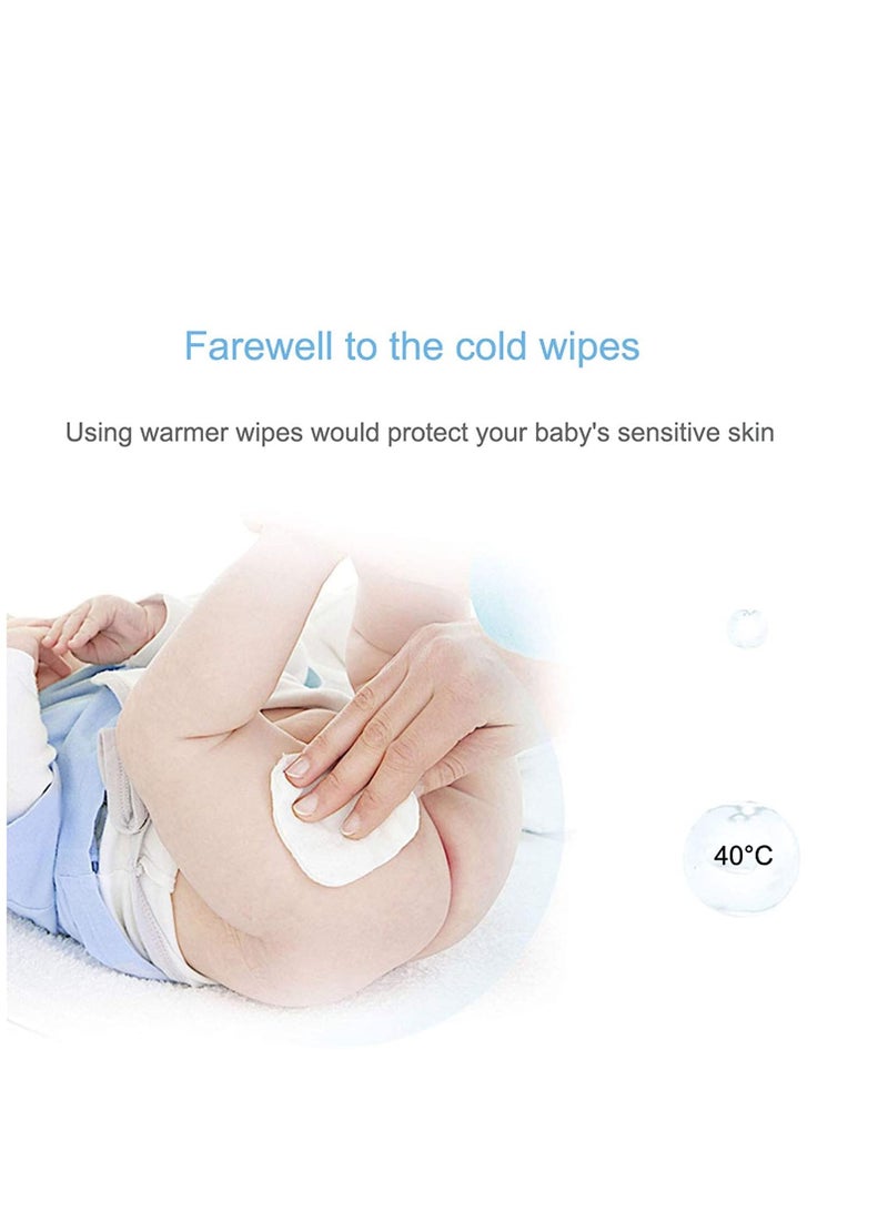 USB Baby Wipe Warmer 5V Portable USB Baby Infant Wet Wipes Warmer Bag Wet Wipes Container Box for Travel and On The Go Newborn Essentials Baby Must Haves Stuff