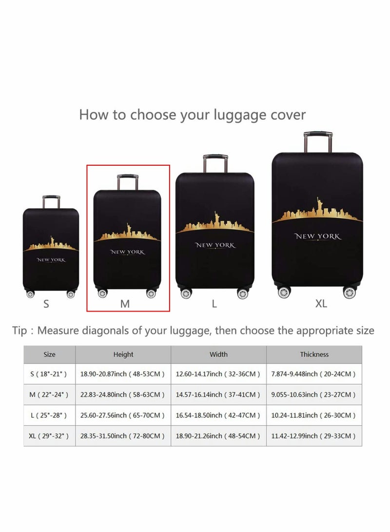 Thickened Luggage Cover, Water proof Travel Gear Luggage Protective Cover