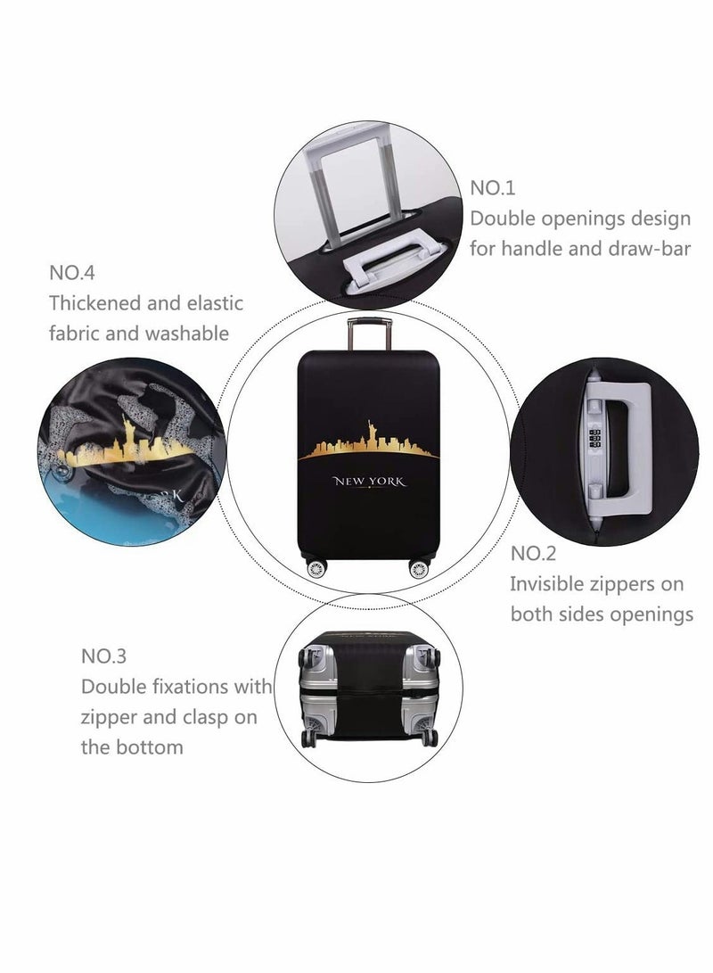 Thickened Luggage Cover, Water proof Travel Gear Luggage Protective Cover