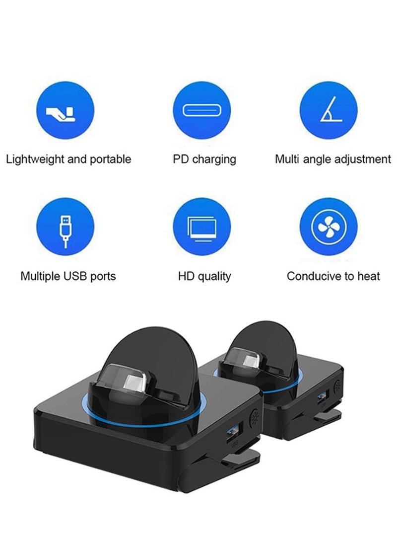 Game Console TV Dock, Docking Station for Switch, Portable 5 in 1 USB Type C HD Multimedia Interface 4K Docking Station, for Switch OLED and Lite