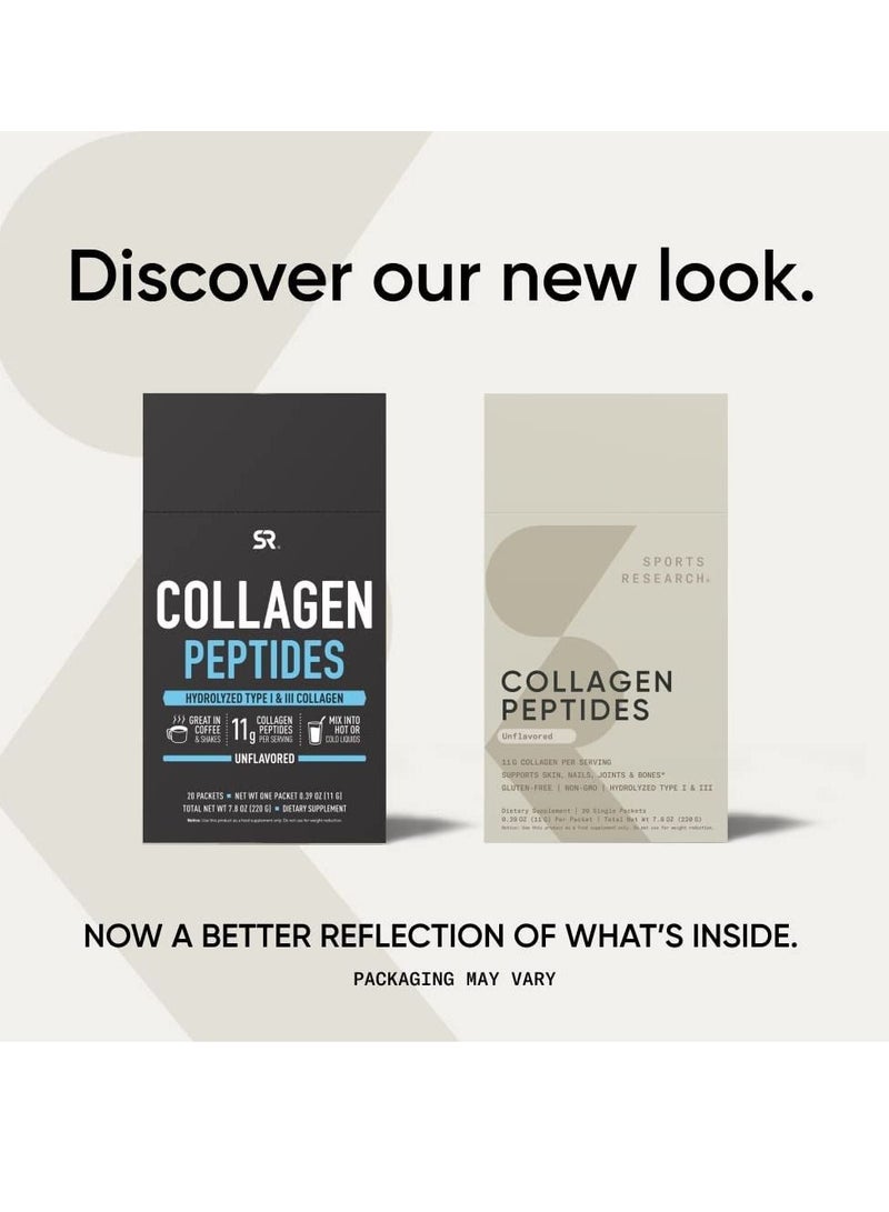 Collagen Peptides Pack of 20 Each 11g