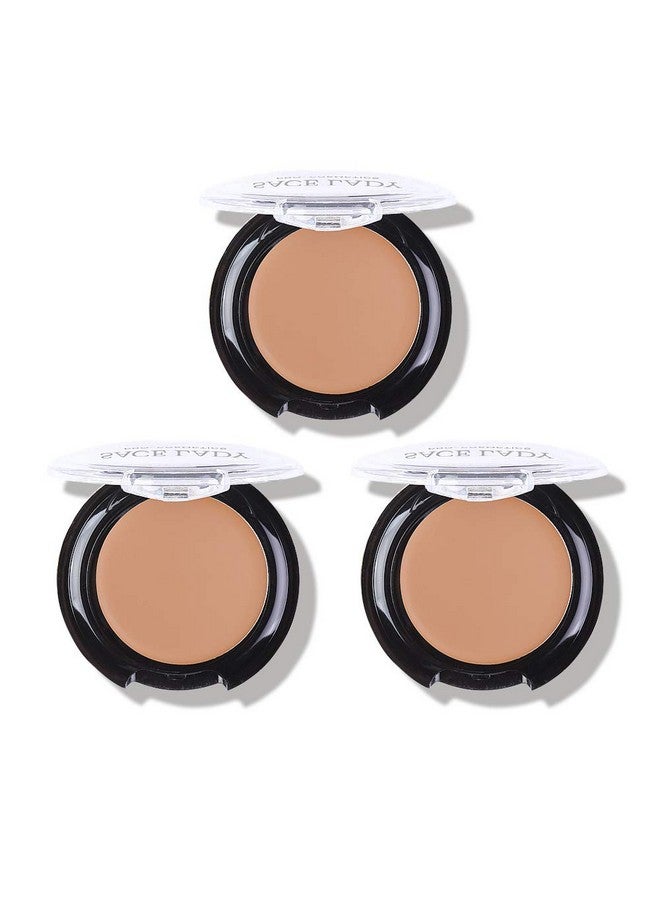 3 Pack Full Coverage Concealer Cream Makeup Waterproof Matte Smooth Concealer Corrector Long Wearing For Dark Spot Under Eye Circles Cover (3×6G/0.2Oz 52 Warm Natural)