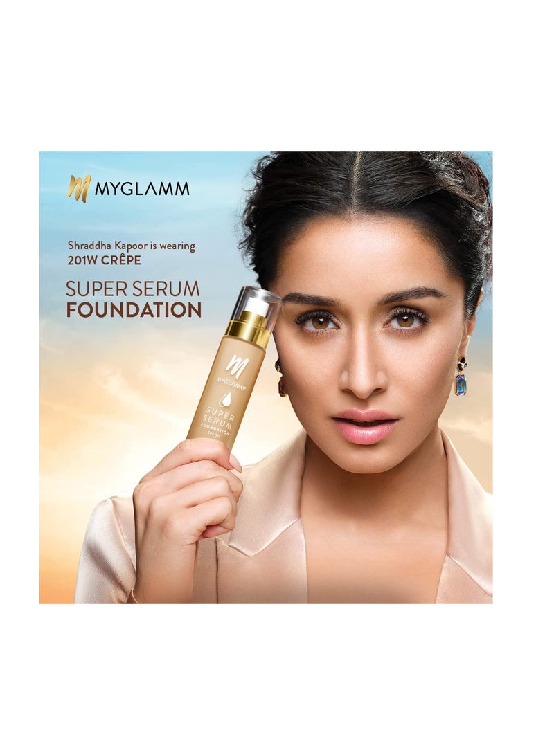 MyGlamm Super Serum Foundation Liquid Foundation with Hyaluronic Acid