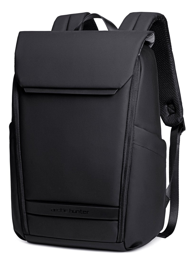 Casual Lightweight School Laptop Bag Water Resistant College Travel Backpack for Men and Women B00559 Black