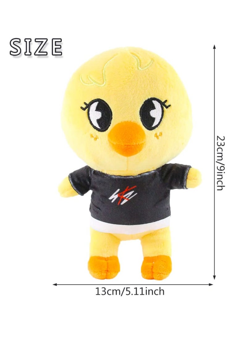 Plush Toy Stray Kids Stuffed Toy  Small Yellow Chicken Stuffed Animals Toy, Soft Plush Doll for Kids Adults Boy Girls Soft Stray Plush Birthday Gifts for Kids