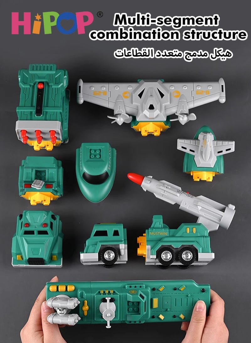 Magnetic Building Blocks with 39 Large Particles,Deformable Toys,Analog Sound Effects,Assembled Toys