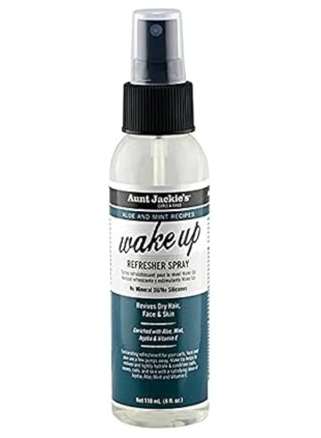 Aloe Mint Recipes Wake Up Refresher Spray for Dry Hair Face and Skin Revives Hair With Hydration Shine  Conditioning Nutrients 4 Oz