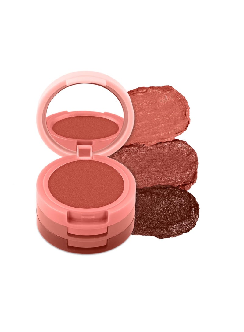 RENEE Glam Stack Lip Cheek Tint 3 Shades in 1 Rich Creamy Natural Seamless Finish Smooth Blendable Formula