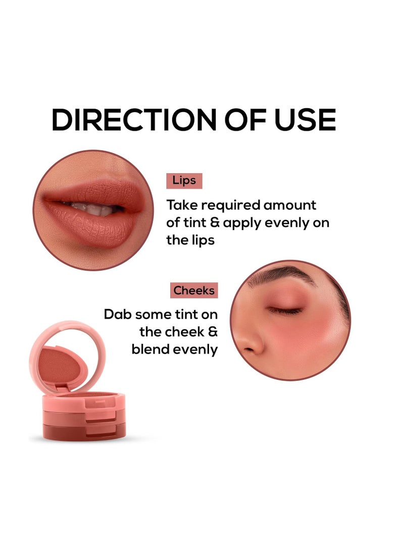 RENEE Glam Stack Lip Cheek Tint 3 Shades in 1 Rich Creamy Natural Seamless Finish Smooth Blendable Formula