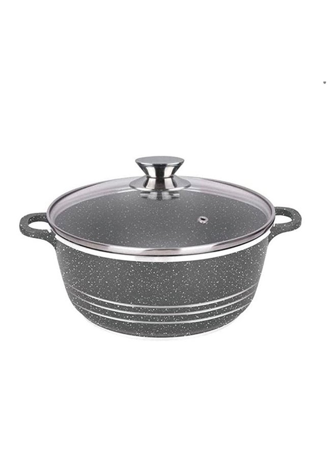 Dessini Granite Casserole Cooking Pot 20Cm- Pfoa Free Oven Safe-Multi Layer Non Stock Coating-Dishwasher Safe