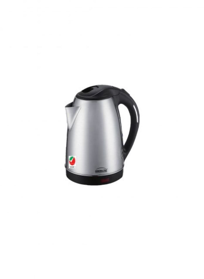 Generaltec Stainless Steel Cordless Kettle with auto shut off function, 2.5 Liter capacity, 1800W power