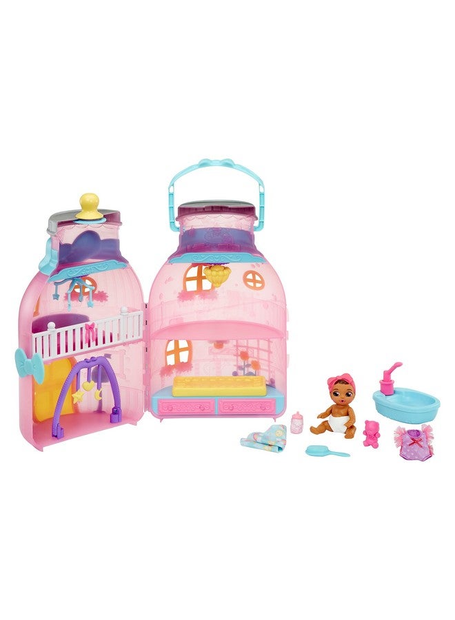 Surprise Bottle House Playset With Exclusive Doll Discover 20+ Surprises, 2 Levels Of Play, 6 Rooms To Explore, For Kids Ages 3 And Up