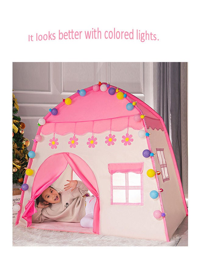 Princess Castle Play Tent for Indoor Outdoor Birthday Gift 130 x 100 x 130cm