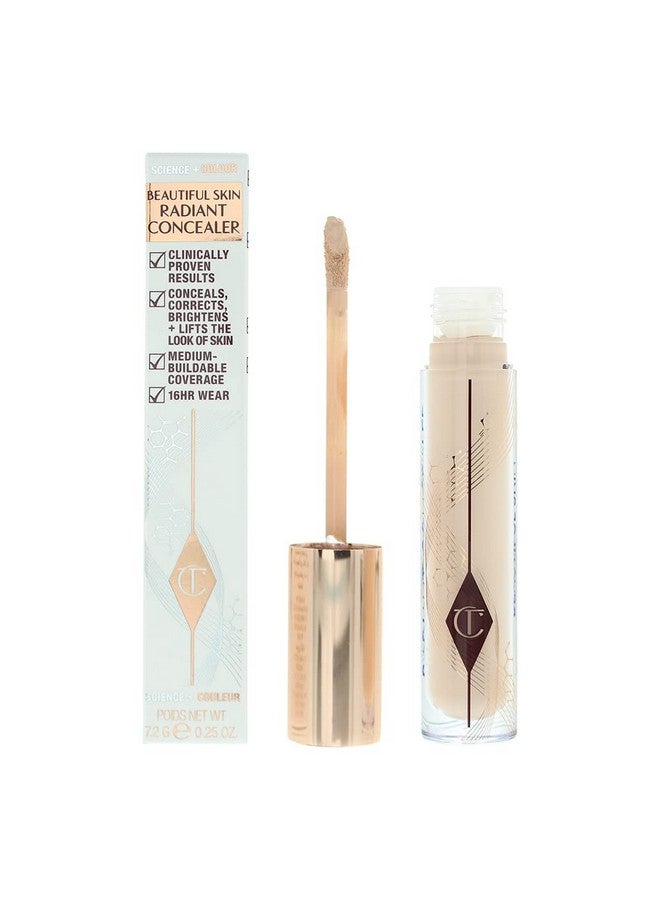 Beautiful Skin Medium To Full Coverage Radiant Concealer With Hyaluronic Acid 4.5 Fair With Pink;Peach Undertones