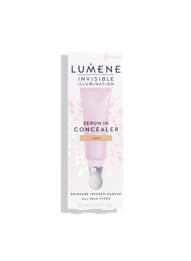 Invisible Illumination Serum In Concealer Vitamin E Hydrating Concealer Lightweight Color Corrector For Dark Circles Multiuse Makeup Hybrid Light (10Ml)