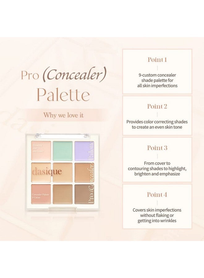 Pro Concealer Palette (01 Cover) ; Color Corrector ; Korean Makeup ; Vegan
