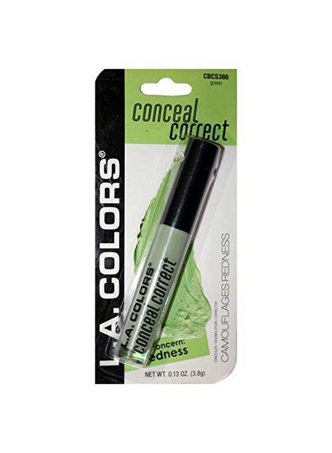 (1) Tube Conceal Correct Color Correcting Formula Concealer Green Covers Blemishes And Minimizes Redness Cbcs386
