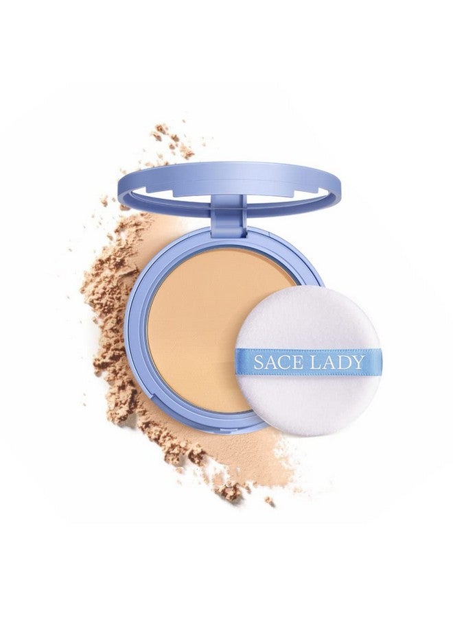 Oil Control Face Pressed Powder, Matte Smooth Setting Powder Makeup, Waterproof Long Lasting Finishing Flawless Lightweight Cosmetics, Crueltyfree, 0.28Oz