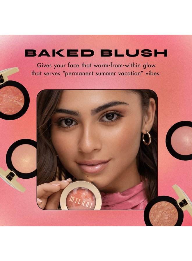 Baked Blush Petal Primavera (0.12 Ounce) Crueltyfree Powder Blush Shape, Contour & Highlight Face For A Shimmery Or Matte Finish