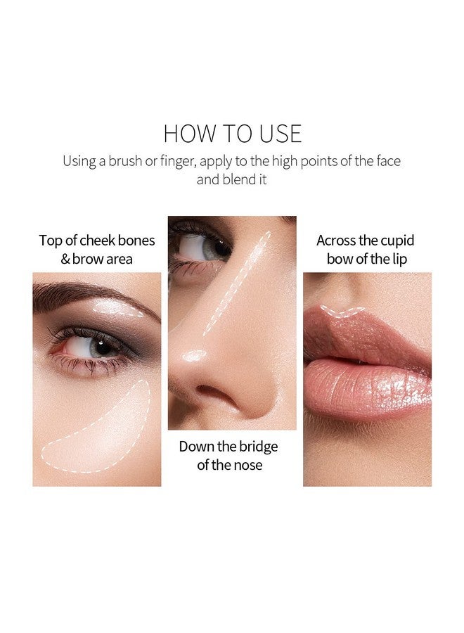 2 Pack Body Luminizer, High Gloss Waterproof Body Luminizer Glitter Face Shimmer Moisturizer Lotion Tan Cream Foundation Makeup Bronzer(101 Rose Gold+103 Glistering Bronze)