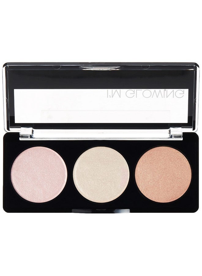 I'M Glowing Illuminating Highlighting Palette, Glow Bronzer Powder Makeup Set, High Pigmented Shimmery Colors