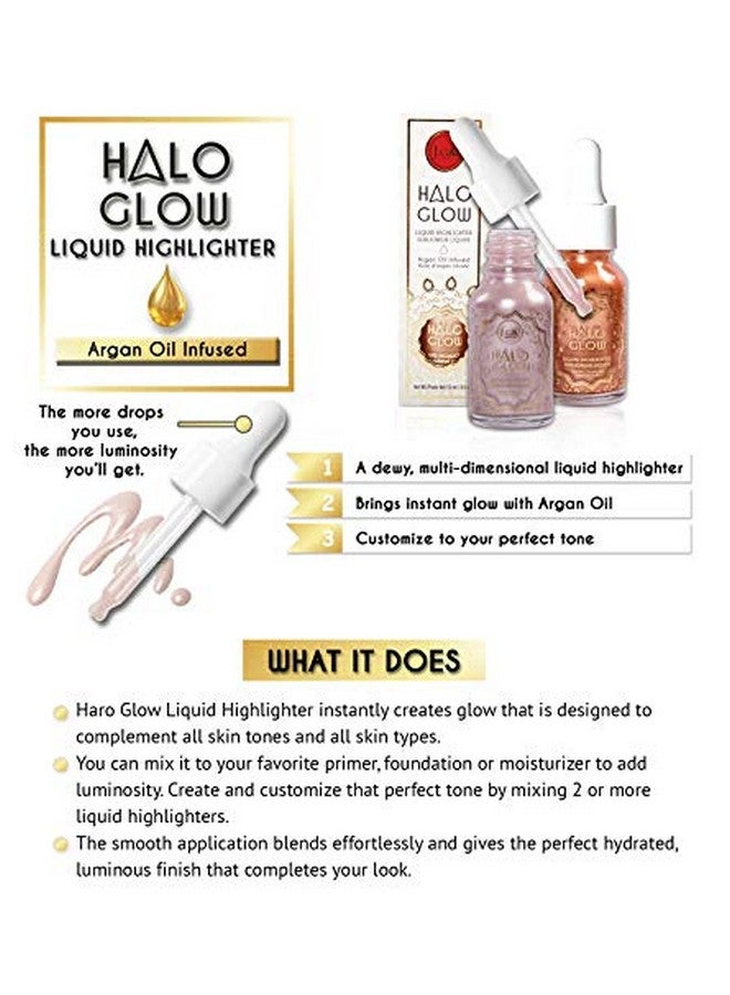 Halo Glow Liquid Highlighter Crystal Sand
