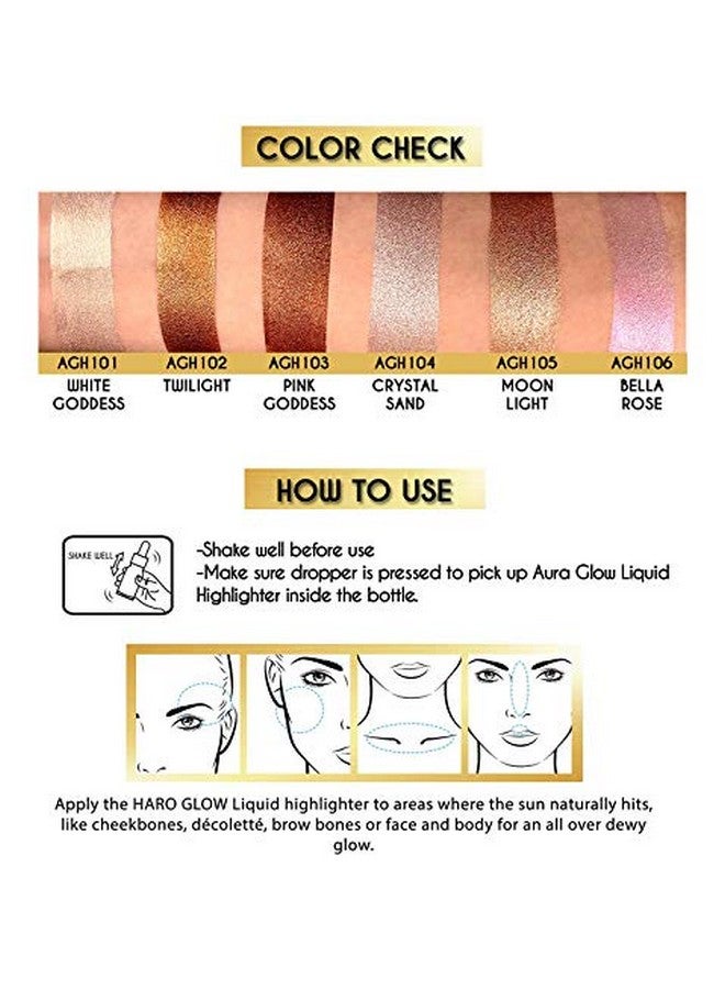 Halo Glow Liquid Highlighter Crystal Sand