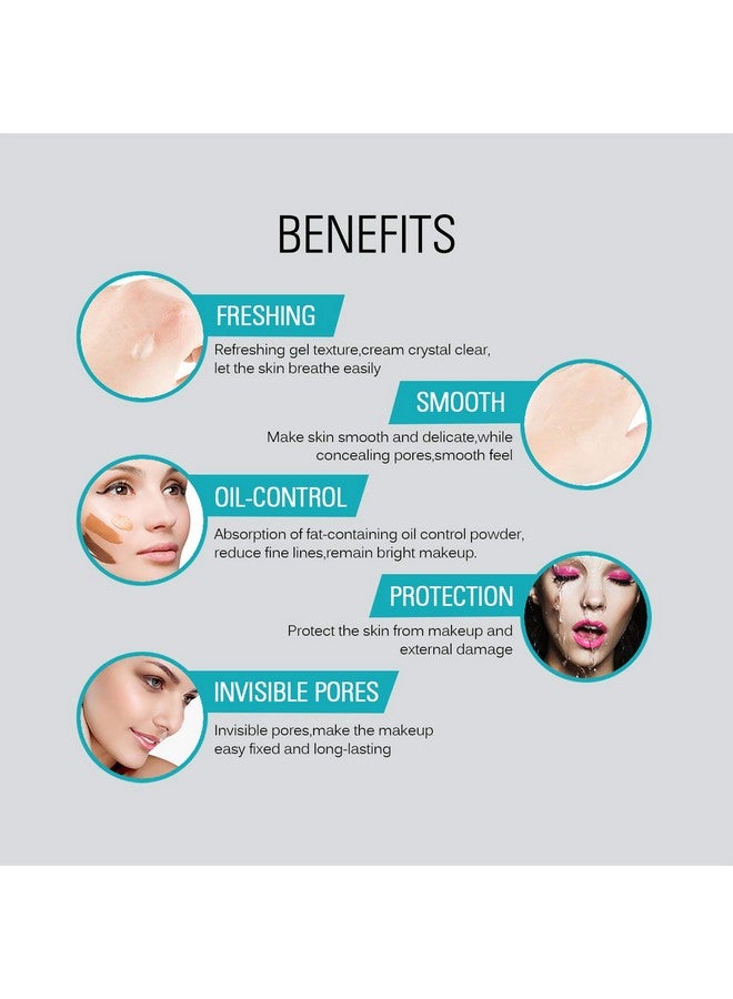 Invisible Pore Foundation Primer All Matte Face Primer, Oil Control And Smooth Face Primer Gel 12Ml;0.4Fl Oz