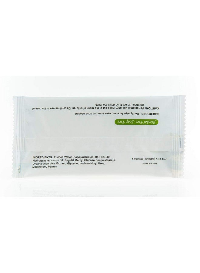 Makeup Remover Wipes Bulk, Individually Wrapped Natural Fresh Aloe Travel Packs Elderly Bathing Cleansing Wipes 500 Count Per Package ; Travel Size Toiletries ; Hotel Toiletries Bulk Set