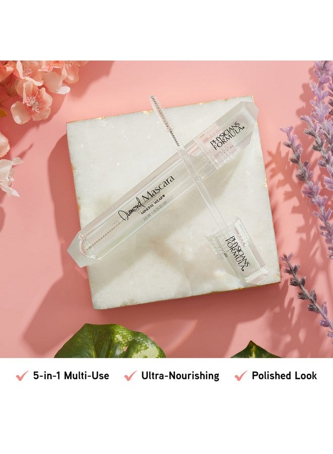 Mineral Wear Diamond Mascara Clear Diamond, Dermatologist Tested, Opthahlamologist Approved, Sensitive Eyes