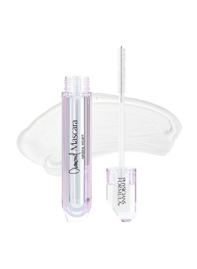 Mineral Wear Diamond Mascara Clear Diamond, Dermatologist Tested, Opthahlamologist Approved, Sensitive Eyes