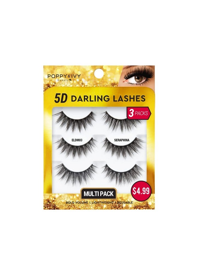 Poppy & Ivy 5D Darling Lashes 3 Pairs (Seraphina)