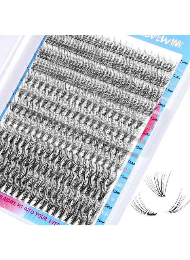 Diy Lash Extension 324Pcs Individual Lashes Cluster C Curl Eyelash Cluster 1114Mm 3 Styles Mix Lash Clusters Diy Eyelash Extensions At Home (0.07C1114Mix)