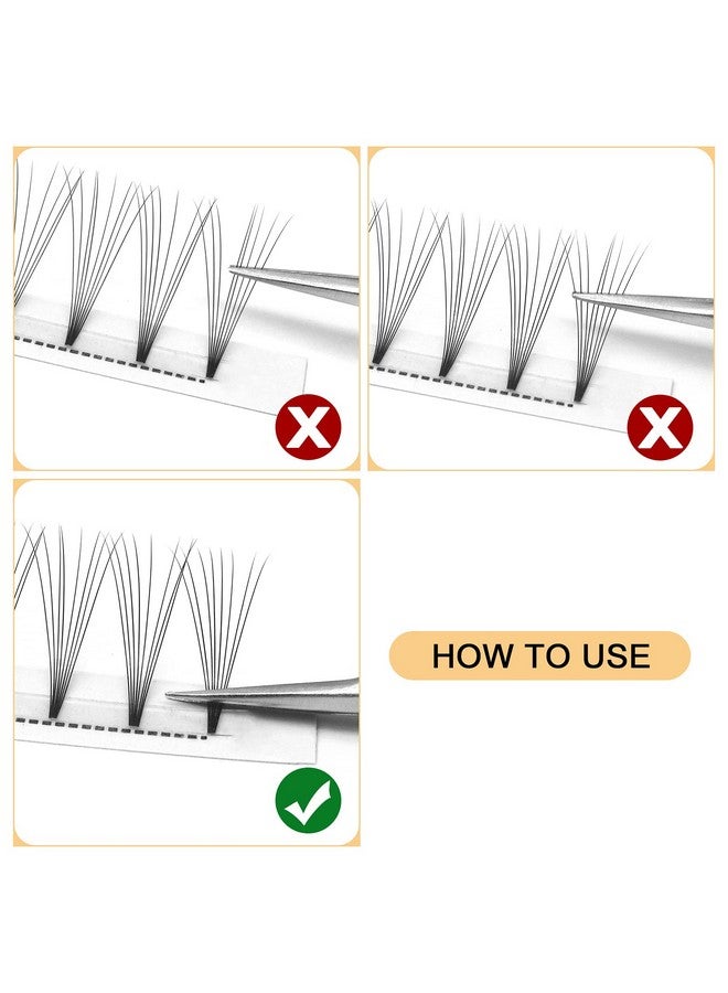 Volume Lash Extensions 8D 0.07Mm C Curl 14Mm Short Stem Premade Fans Soft;Optinal 3D;4D;5D;6D;7D;8D 0.07;0.10Mm C;D 820Mm Mix916Mm 1215Mm 815Mm;(8D 0.07C 14Mm)