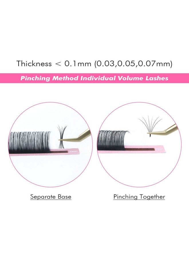 Eyelash Extension Classic Lash Extensions 0.15 D Curl 815Mm Mixed Tray Individual Volume Lash Extensions Supplies Single Eyelash Extensions