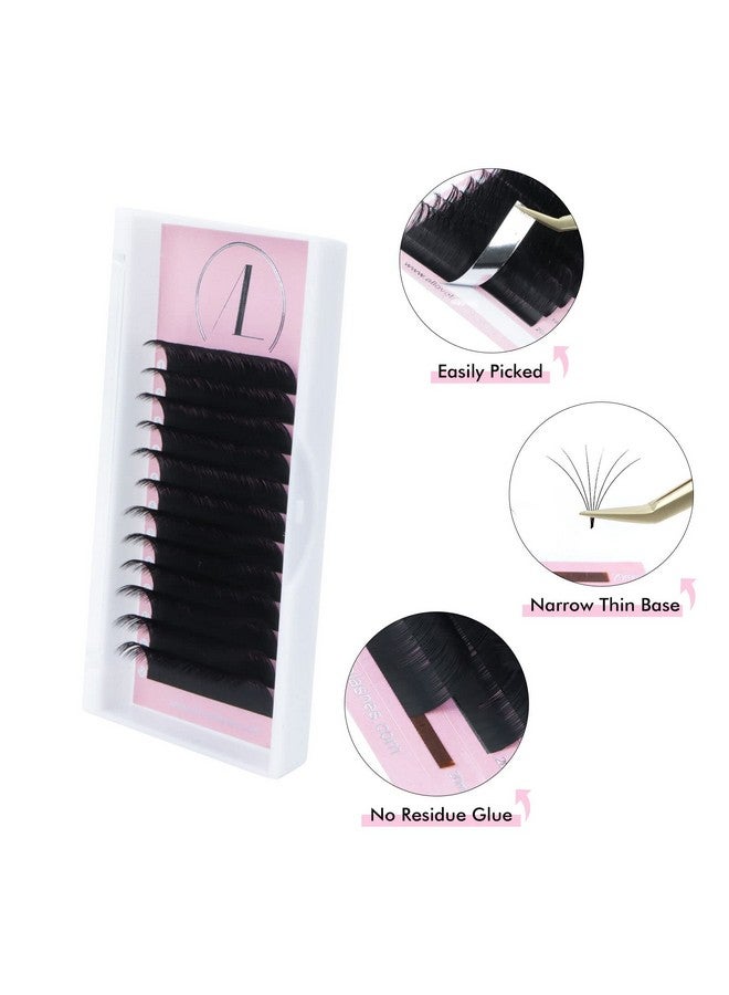 Eyelash Extension Classic Lash Extensions 0.15 D Curl 815Mm Mixed Tray Individual Volume Lash Extensions Supplies Single Eyelash Extensions