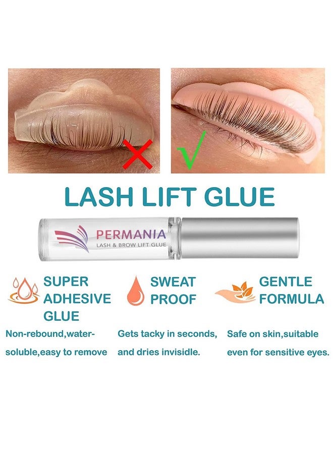 Lash Lift Kit,Lash Perm Kit, Fast Eyelash Lifting 5 Minutes Diy At Home With Strong Glue Disposable Sachet Lash Perming Kit Last 8 Weeks（30Pcs）