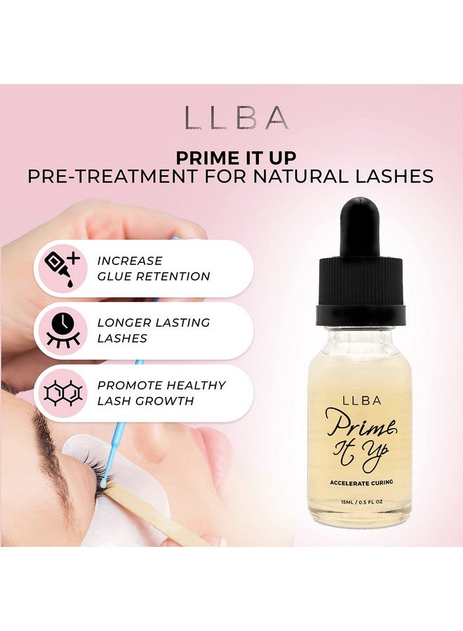 Eyelash Extension Primer 15 Ml Increase Adhesive Bonding Power ; Easily Removes Proteins And Oils;Oil Free;Longer Extension Retention (Prime It Up)