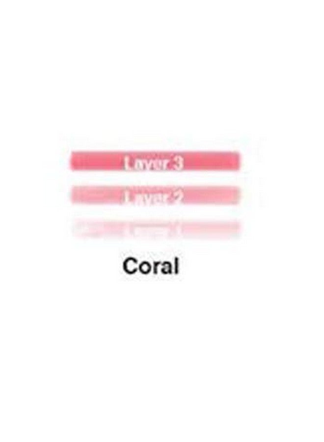 Liquid Lip Color Lipstick True Coral ; Natural & Organic Makeup For Women International ; 100% Organic, Kosher, & Vegan