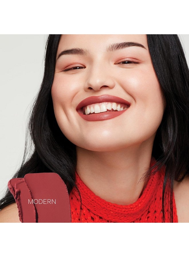 Lip Blur Softmatte Hydrating Lipstick Longwearing, Shinefree + Hydrating Lip Color Buildable Shades With Matte Coverage Modern (0.07 Oz)