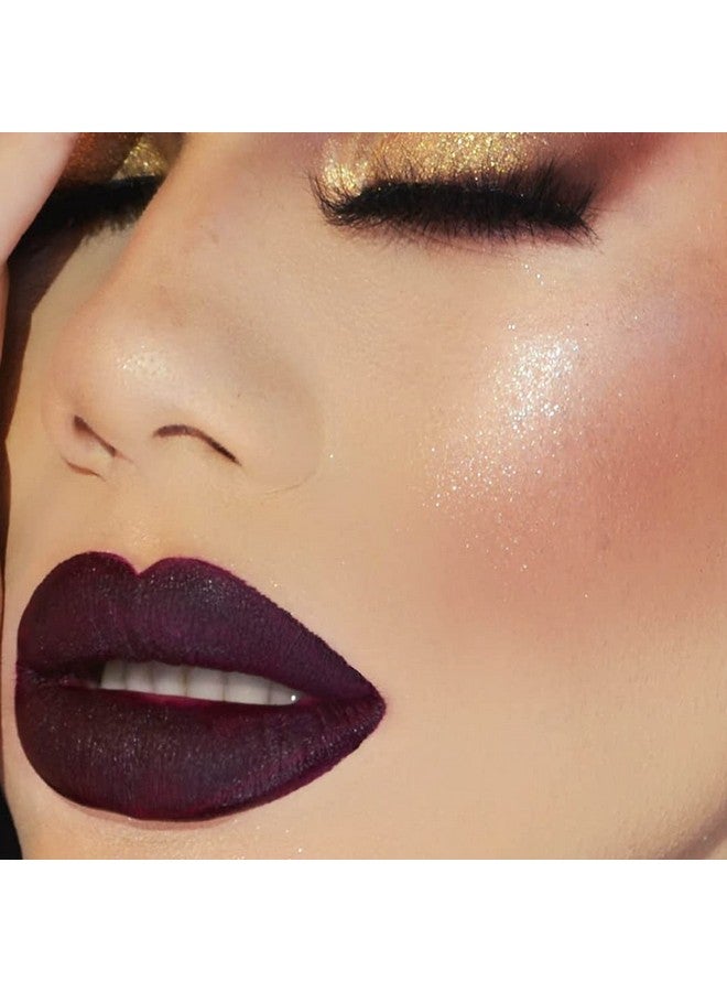 Dragunglass Matte Liquid Lipstick, Burgundy, Hydrating & Comfortable Matte Finish With Jojoba Oil, Vitamin E & Honeysuckle Extract Vegan, & Cruelty Free (0.15 Oz)