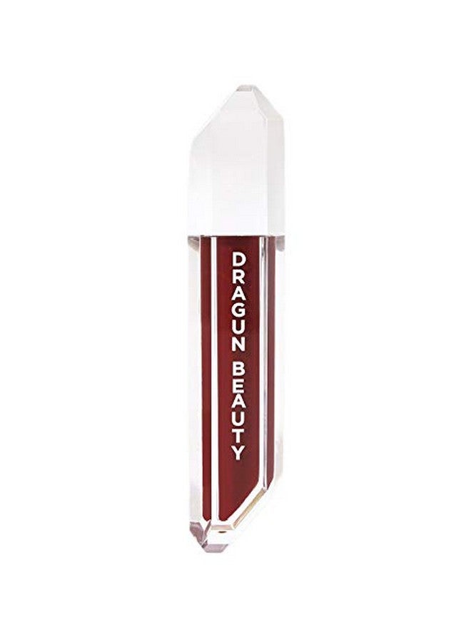 Dragunglass Matte Liquid Lipstick, Burgundy, Hydrating & Comfortable Matte Finish With Jojoba Oil, Vitamin E & Honeysuckle Extract Vegan, & Cruelty Free (0.15 Oz)