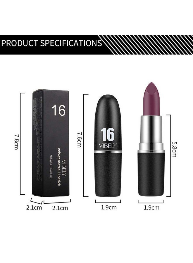 Halloween Matte Lipstick, Long Lasting, Nonstick Nonfading Black Lipsticks Vivid Vampire Lipsticks For Masquerade, Cosplay, Halloween Makeup (15 Green)