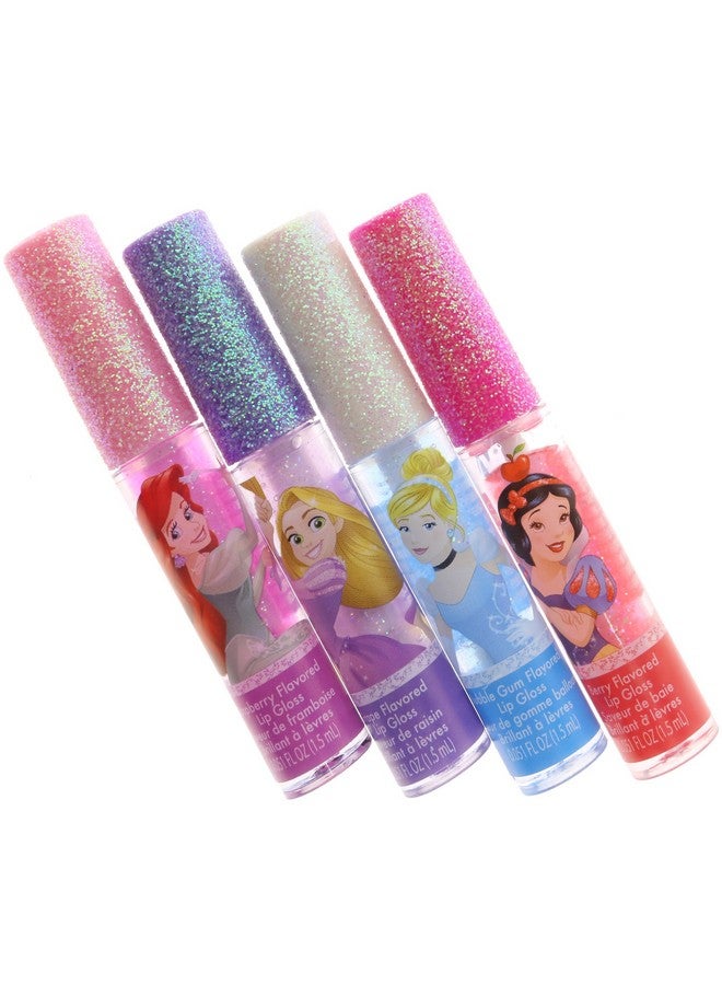 Disney Princess Super Sparkly Lip Gloss Set, 0.05 Fl Oz (Pack Of 7)