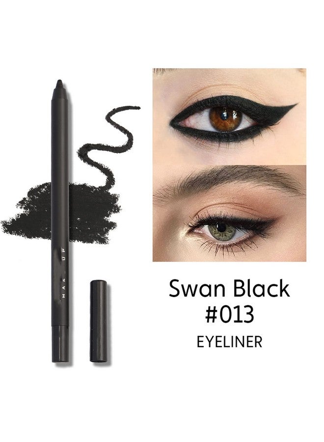Matte Lipliner And Eyeliner Kit 3 Pcs Smoothly Creamy Lipliner And Eyeliner Pen Set For Daily Wear (3Pcs Kit 2)