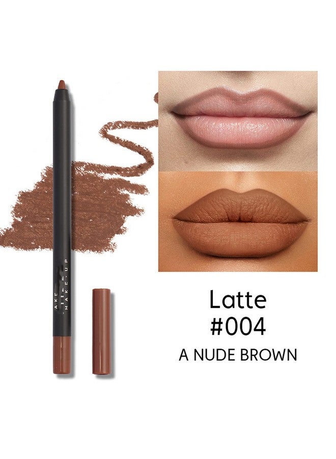 Matte Lipliner And Eyeliner Kit 3 Pcs Smoothly Creamy Lipliner And Eyeliner Pen Set For Daily Wear (3Pcs Kit 2)