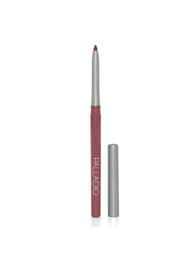 , Retractable Waterproof Lip Liner High Pigmented And Creamy Color Slim Twist Up Smudge Proof Formula With Long Lasting All Day Wear No Sharpener Required, Plum, 1 Count