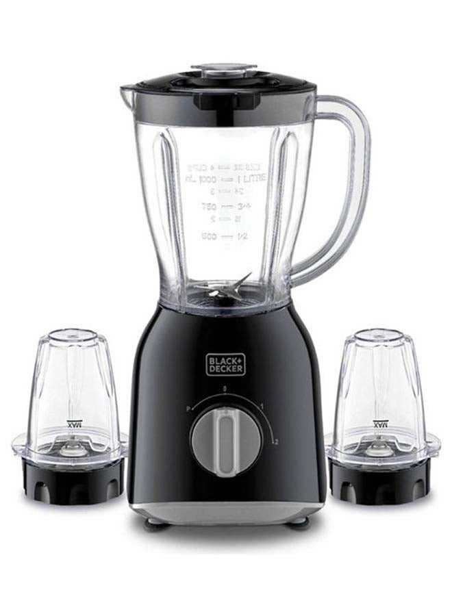 Blender With Grinder Mill And Chopper Mill 1.5 L 400.0 W BX365E-B5 Black