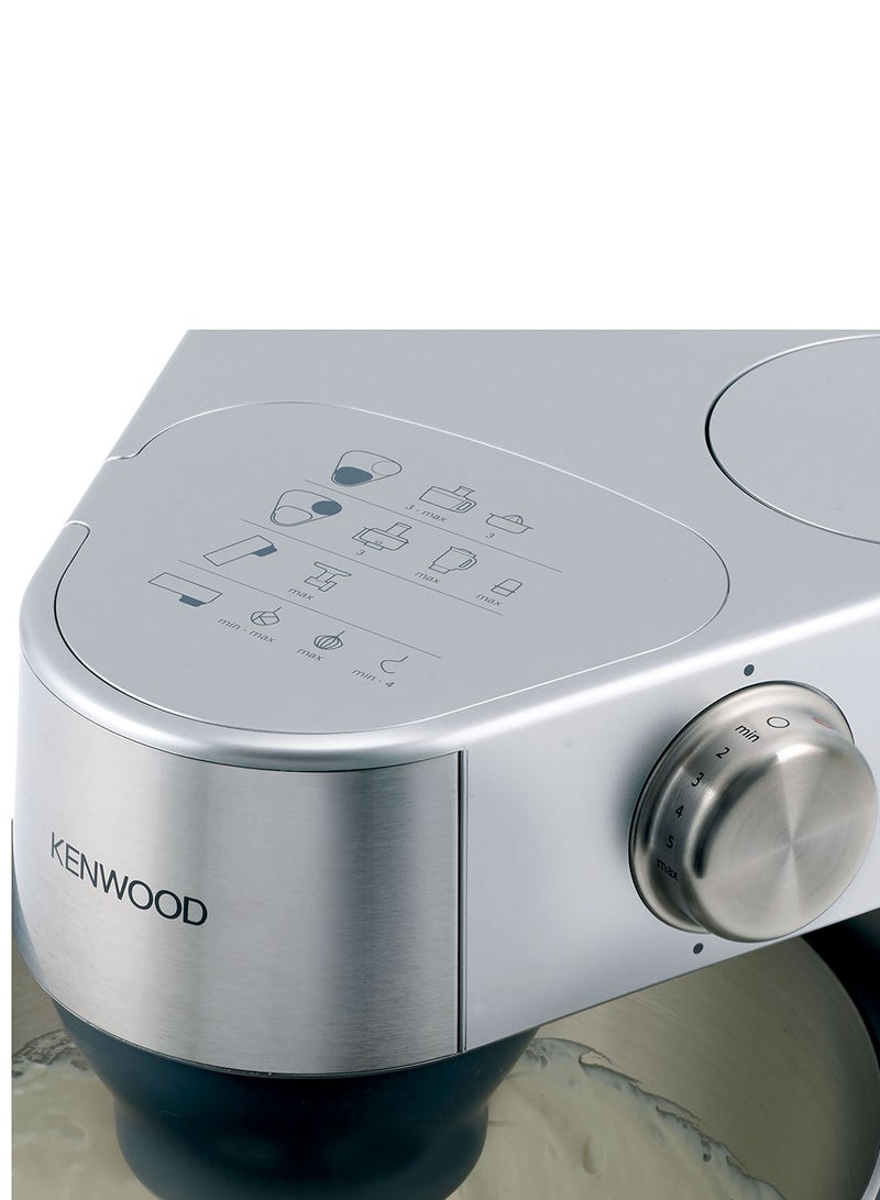 Kenwood Stand Mixer Kitchen Machine Prospero  With  Stainless Steel Bowl, K-Beater, Whisk, Dough Hook, Blender, Meat Grinder 4.3 L 900.0 W KM281SI Grey/Silver